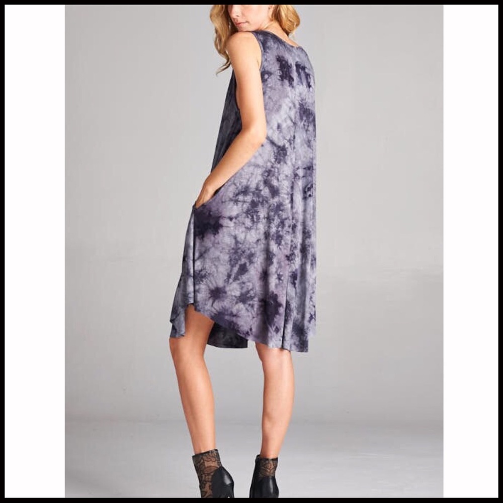 Soft Tie-Dye Dress - Picture 3 of 8